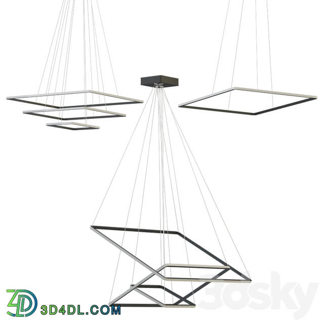 Creative Led Lamp Sid 2 Pendant light 3D Models