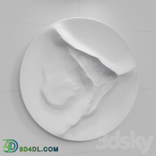 Round Wall panel FROM A MOUNTAIN STREAM Other decorative objects 3D Models