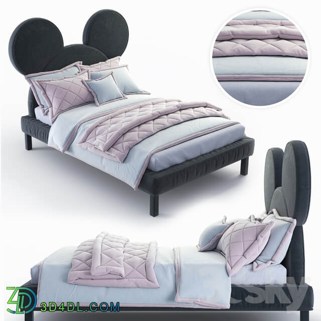 Mickey Mouse Mickey Mouse bed by DG HOME