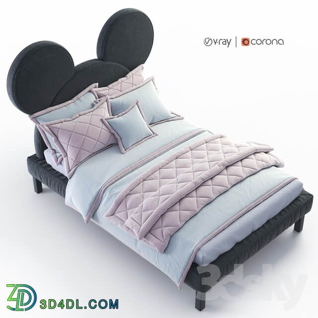 Mickey Mouse Mickey Mouse bed by DG HOME