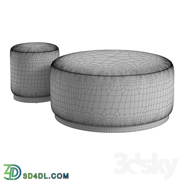 Crate Barrel Zoey Ottoman