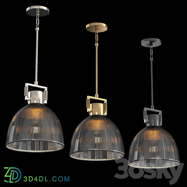 MACHINIST PRISMATIC CLOCHE PENDANT Pendant light 3D Models