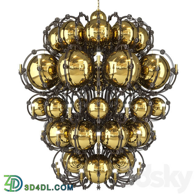 KING XL CHANDELIER Pendant light 3D Models