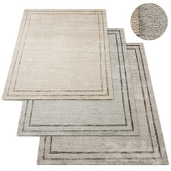 Parallel Border Hand Knotted RH Rug Collection 