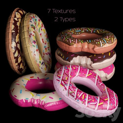 Inflatable circles Intex Donuts Miscellaneous 3D Models 