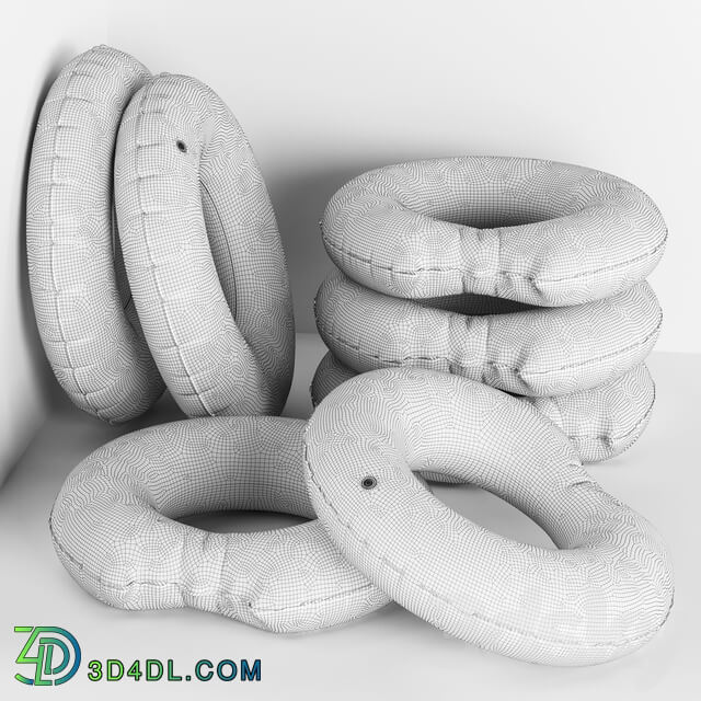 Inflatable circles Intex Donuts Miscellaneous 3D Models