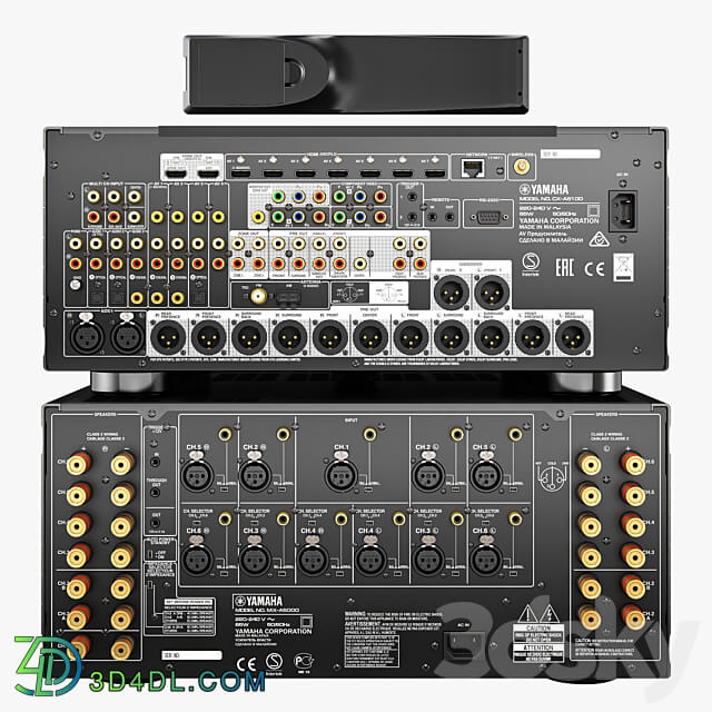 Yamaha CX A5100 MX A5000 3D Models