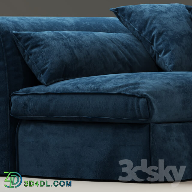 Sofa housse mono baxter