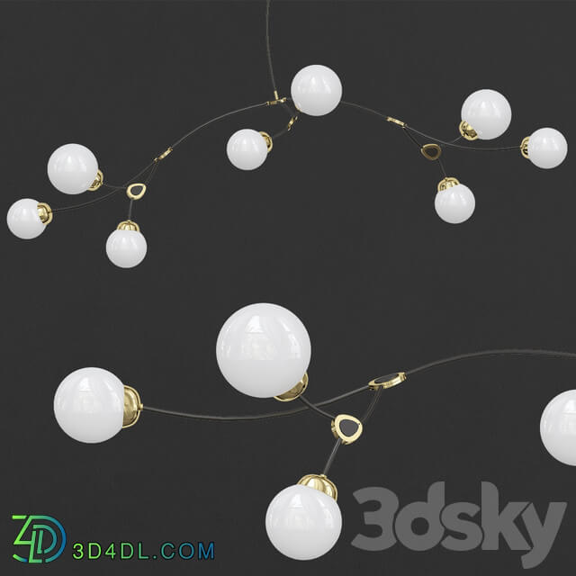 Ivy 8 CTO Lighting Pendant light 3D Models