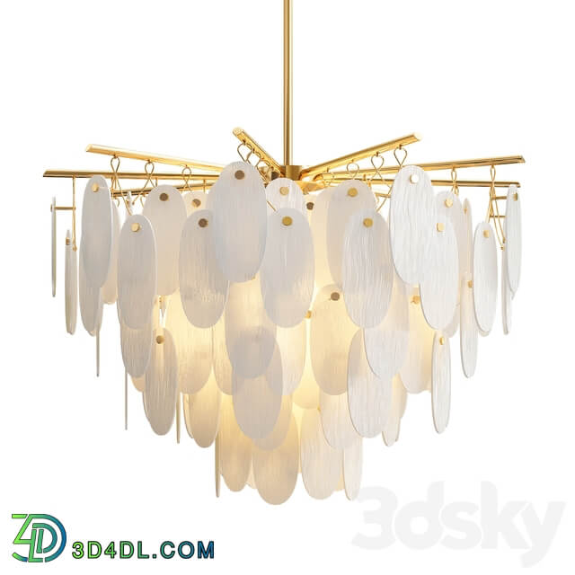 Cora waterfall chandelier Pendant light 3D Models