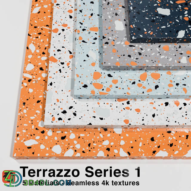 Terrazzo Series 1 5 Seamless Materials 