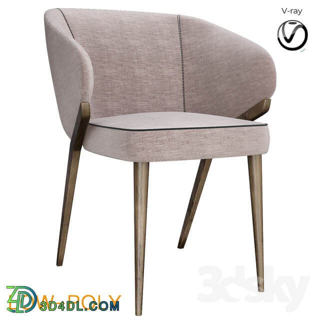 Bross Nora Dining Chair 1530 low poly 