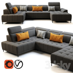 Wersal Calvaro XL Sofa 