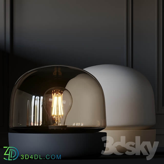 Carrie Stone and Mini Glo Ball T Table Lamps