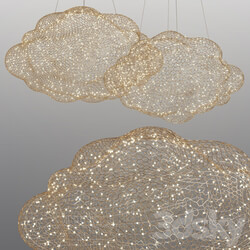 LED Cloud Pendant light 3D Models 