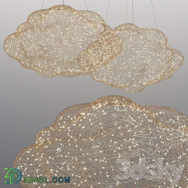 LED Cloud Pendant light 3D Models