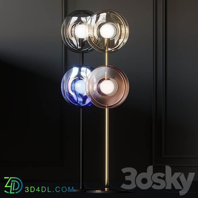 BOMMA ORBITAL Crystal Floor lamps 3D Models