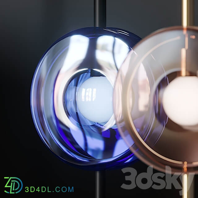 BOMMA ORBITAL Crystal Floor lamps 3D Models