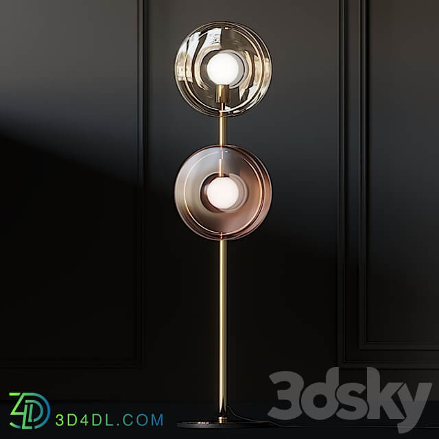 BOMMA ORBITAL Crystal Floor lamps 3D Models