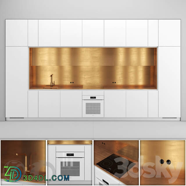 Kitchen Direct NEL kitchen with brass