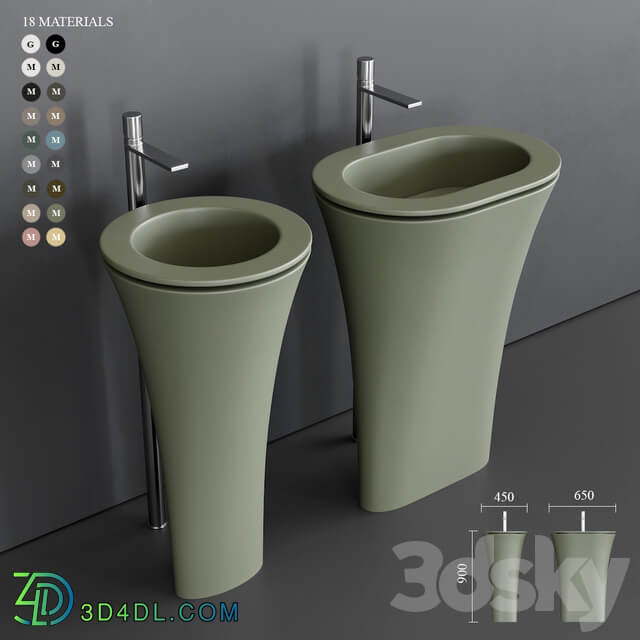 Ceramica Cielo Amedeo Freestanding Washbasin