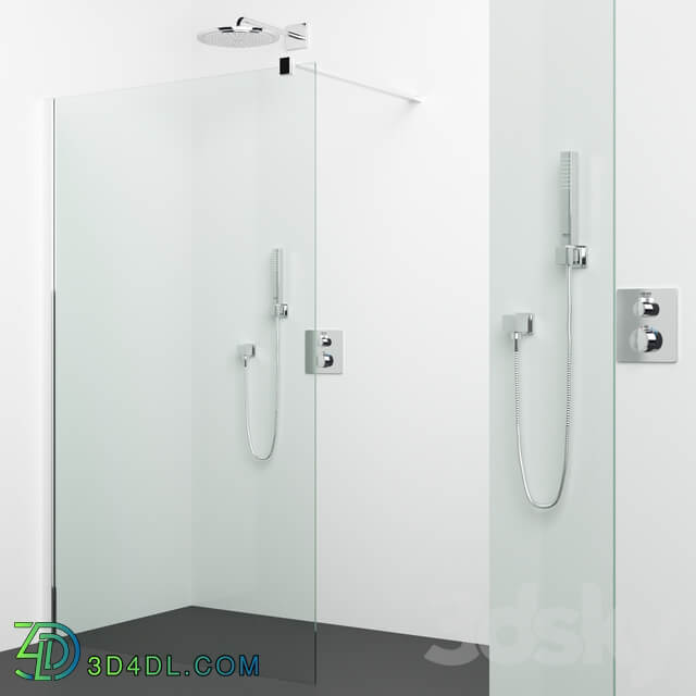 Set of shower cabins Radaway Grohe