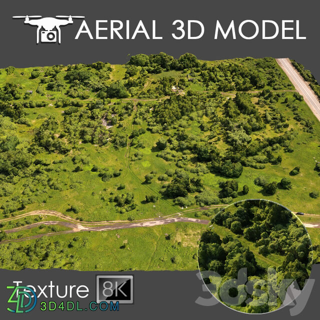 Aerial scan 8 3D Models