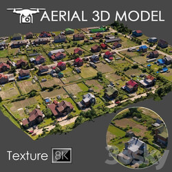 Aerial scan 10 Urban environment 3D Models 