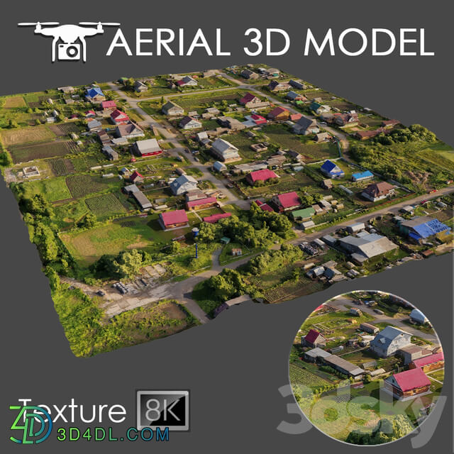 Aerial scan 14 3D Models