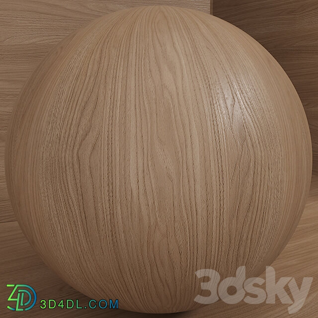 Wood walnut material seamless set 76