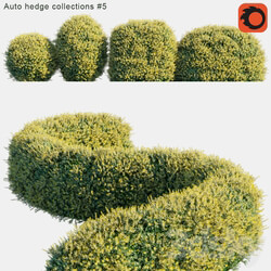 Auto hedge collections 5 3D Models 
