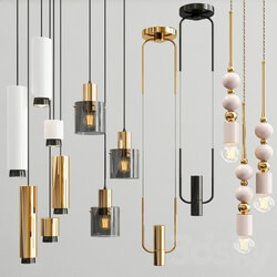 Four Hanging Lights 45 Exclusive Pendant light 3D Models 