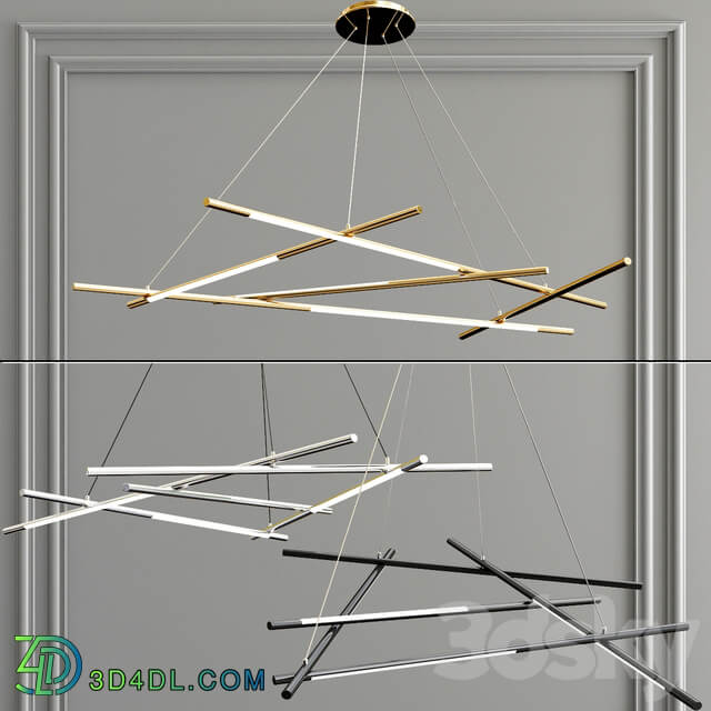 Palito mikado Pendant light 3D Models