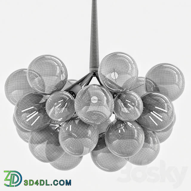 Bubbles A Pendant light 3D Models