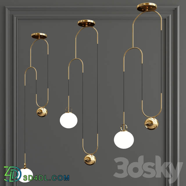 Neuton Pendant light 3D Models