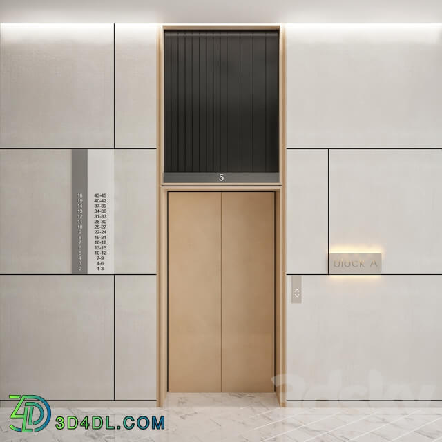 Wall panel elevator