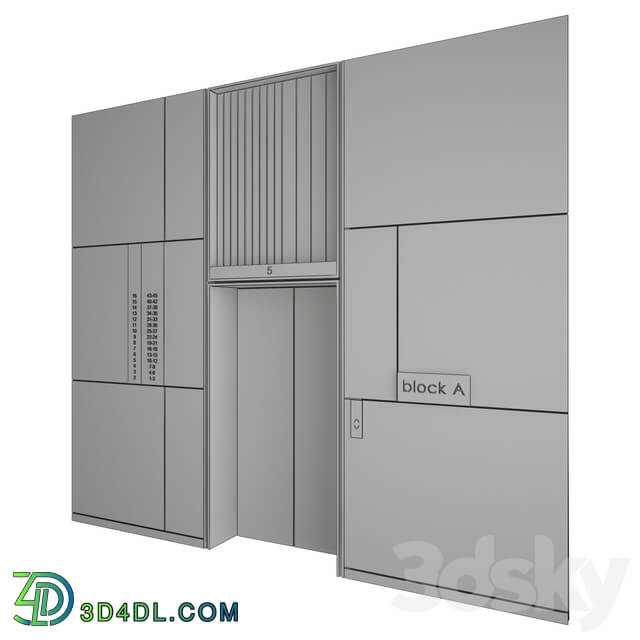 Wall panel elevator