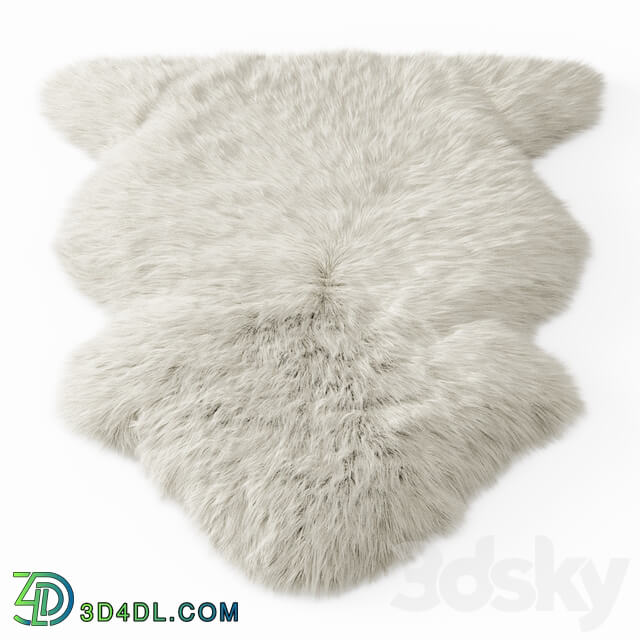 Sheepskin rug