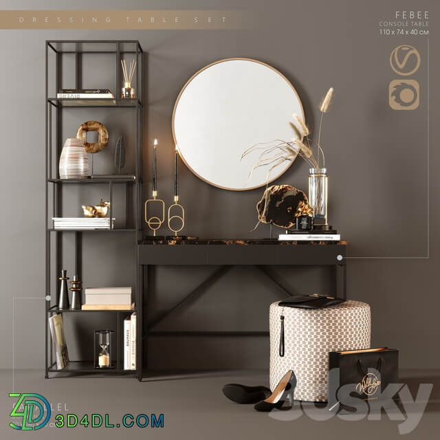 DRESSING tableset 3D Models