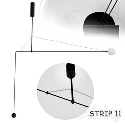 Strip 11 Pendant light 3D Models 