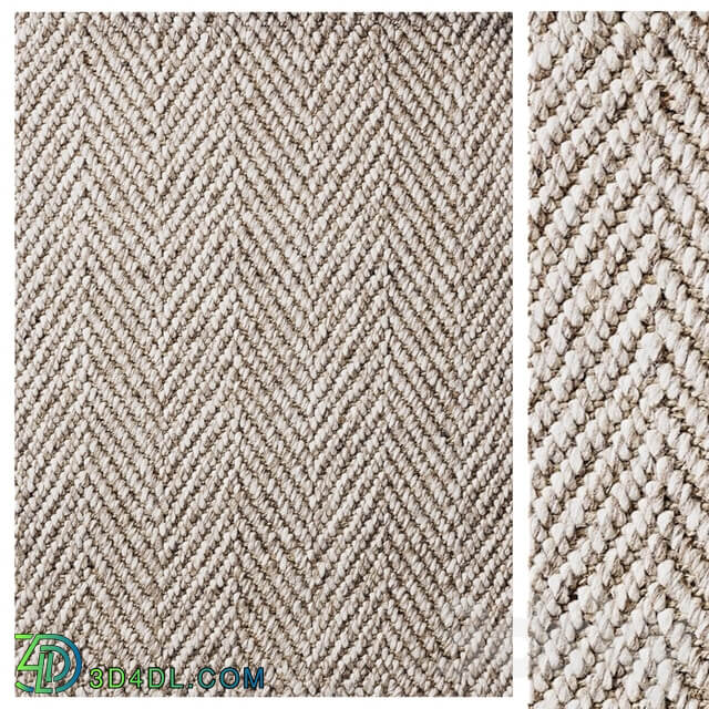 Alannis Herringbone Wool Hemp Rug