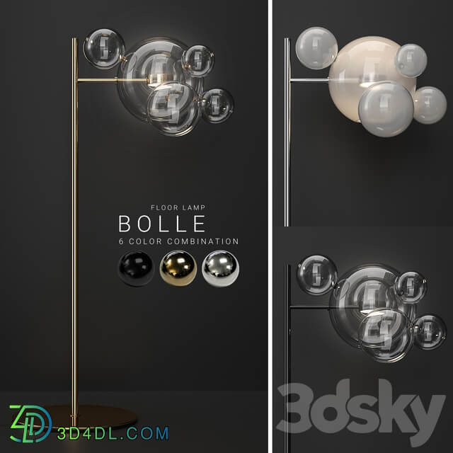 Floor lamp Giopato Coombes Bolle 6 bubbles