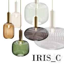 iris c Pendant light 3D Models 