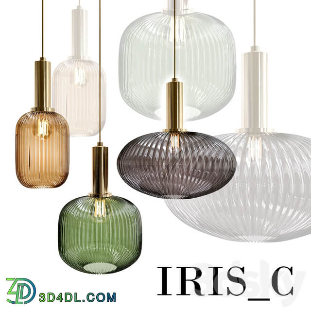 iris c Pendant light 3D Models