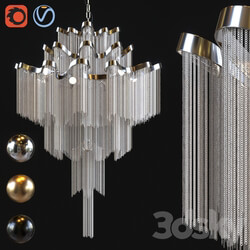 Terzani stream chandelier Pendant light 3D Models 
