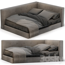 Bed POTTERY BARN Cushy Lounge Platform Corner Bed 