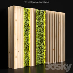 Vertical garden and planks 2 