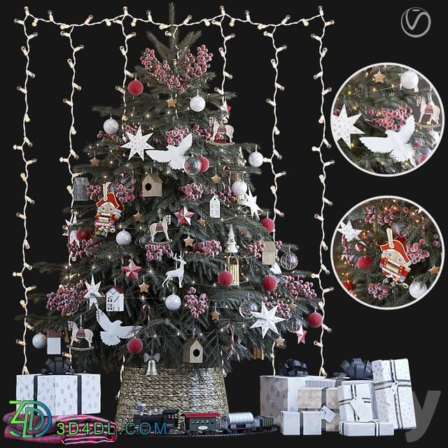 Christmas Tree 6. Vray