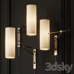 Frankfort Articulating Wall Light by AERIN 3D Models 