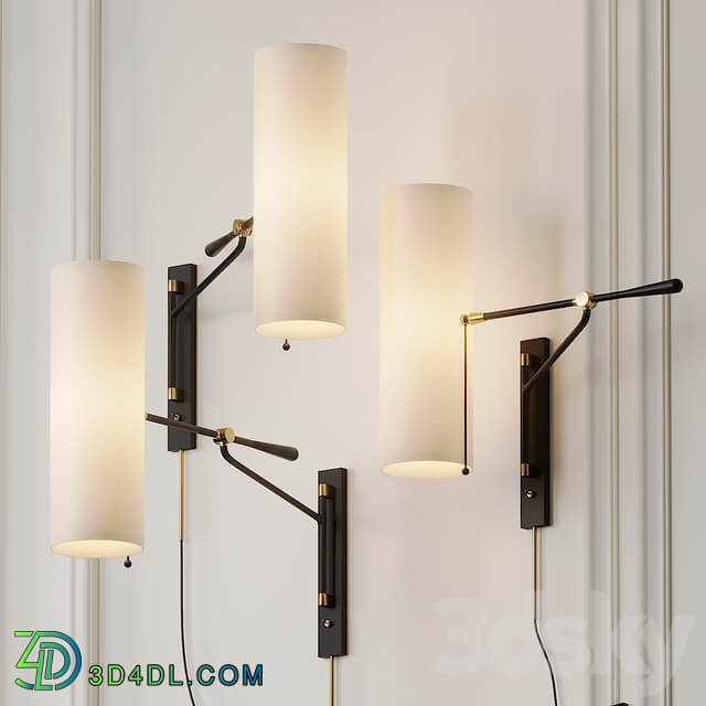 Frankfort Articulating Wall Light by AERIN 3D Models